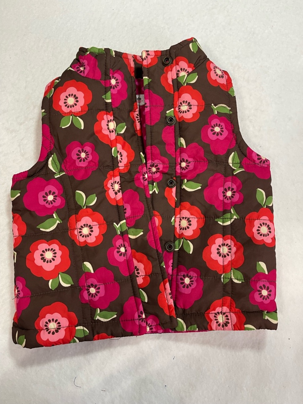 Girl’s OshKosh Puffy Vest‎ Snap Front Sz 3T